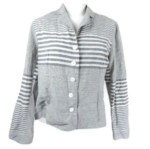 Lunn by Lilith Gray Striped Lightweight Jacket